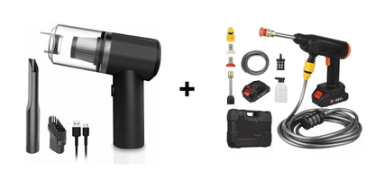 🚿 Hidro Lavadora Portátil Dobro de Potencia: Com Bateria Extra Grátis! 🎁