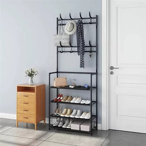 Zapatero Perchero Organizador 4 niveles + ENVÍO GRATIS