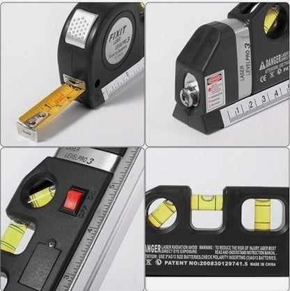 Nivel Láser multifuncional 4 en 1 + Regalo