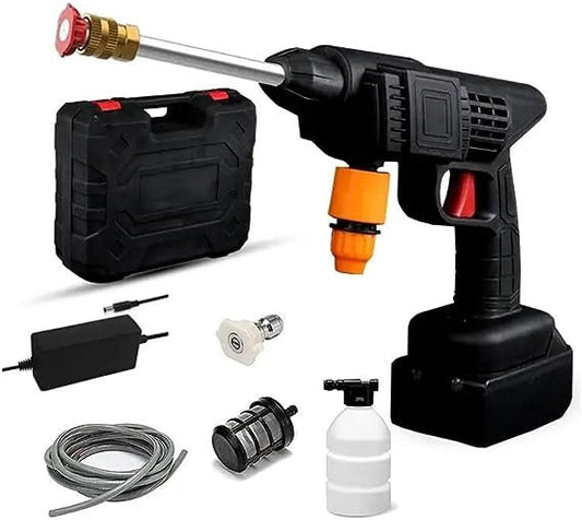 🚿 Hidro Lavadora Portátil Dobro de Potencia: Com Bateria Extra Grátis! 🎁