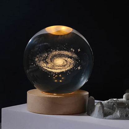 Esfera de Cristal Celestial Radiante