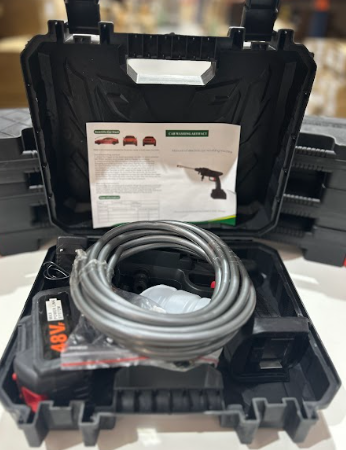 🚿 Hidro Lavadora Portátil Dobro de Potencia: Com Bateria Extra Grátis! 🎁