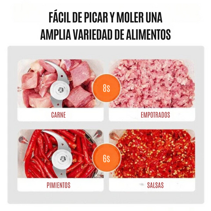 Procesador y Picadora Eléctrica de Alimentos