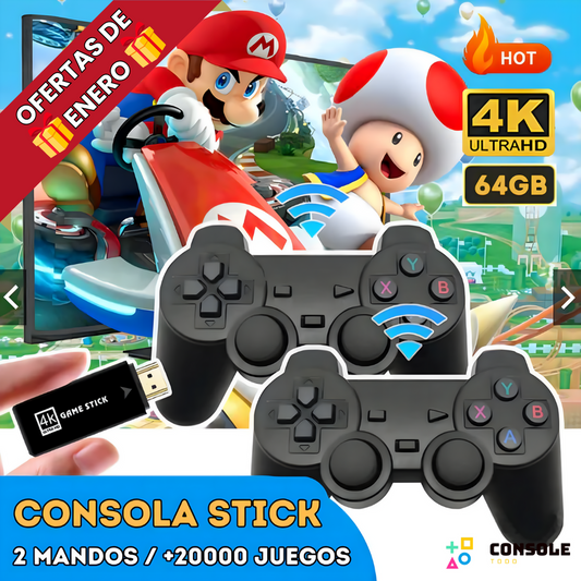 Consola Game Stick (+10.000 Juegos Incluidos)