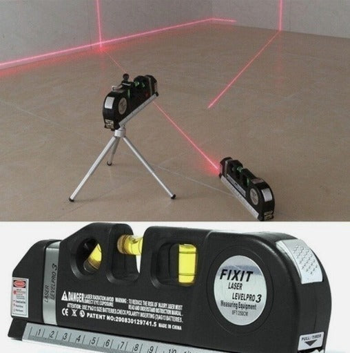 Nivel Láser multifuncional 4 en 1 + Regalo