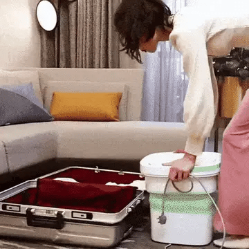 🧺 LavaFácil Compacta – Mini Máquina de Lavar Portátil + 🎁 Secador de Roupa Grátis