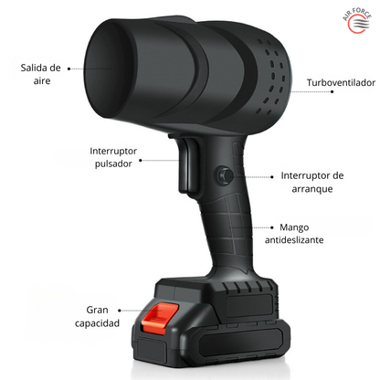 TurboSopla™ – Soprador Portátil para Limpeza Rápida + Batería EXTRA GRATIS -