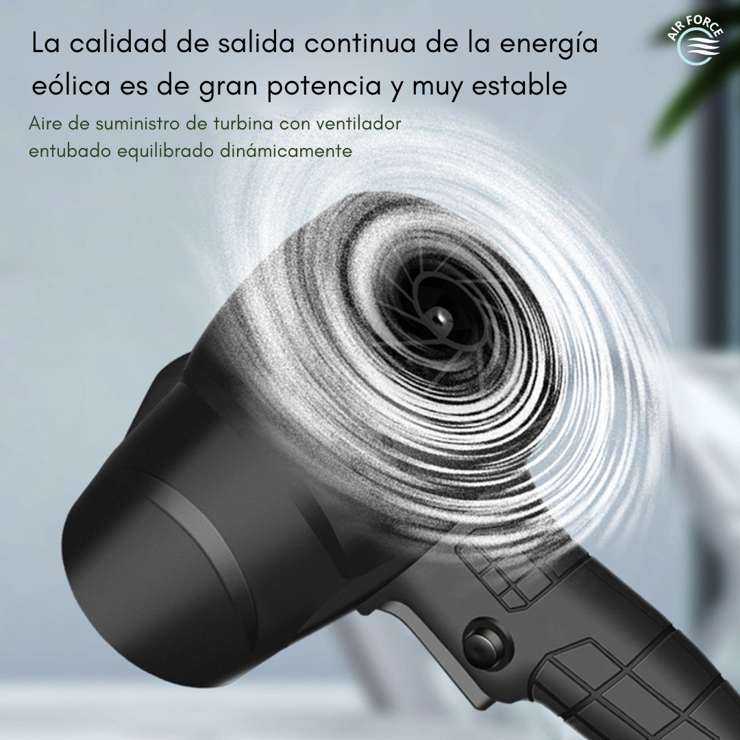 TurboSopla™ – Soprador Portátil para Limpeza Rápida + Batería EXTRA GRATIS -