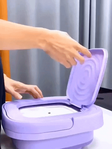 🧺 LavaFácil Compacta – Mini Máquina de Lavar Portátil + 🎁 Secador de Roupa Grátis