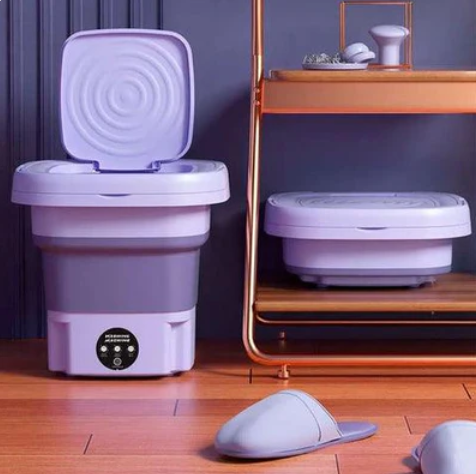 🧺 LavaFácil Compacta – Mini Máquina de Lavar Portátil + 🎁 Secador de Roupa Grátis