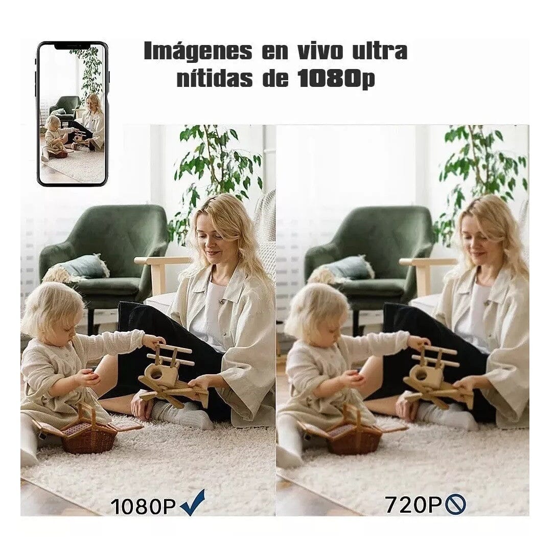 Mini Cámara Espía Hd Wifi 1080p A9 HOGAR, Tecnologia Tienda Aparatto 
