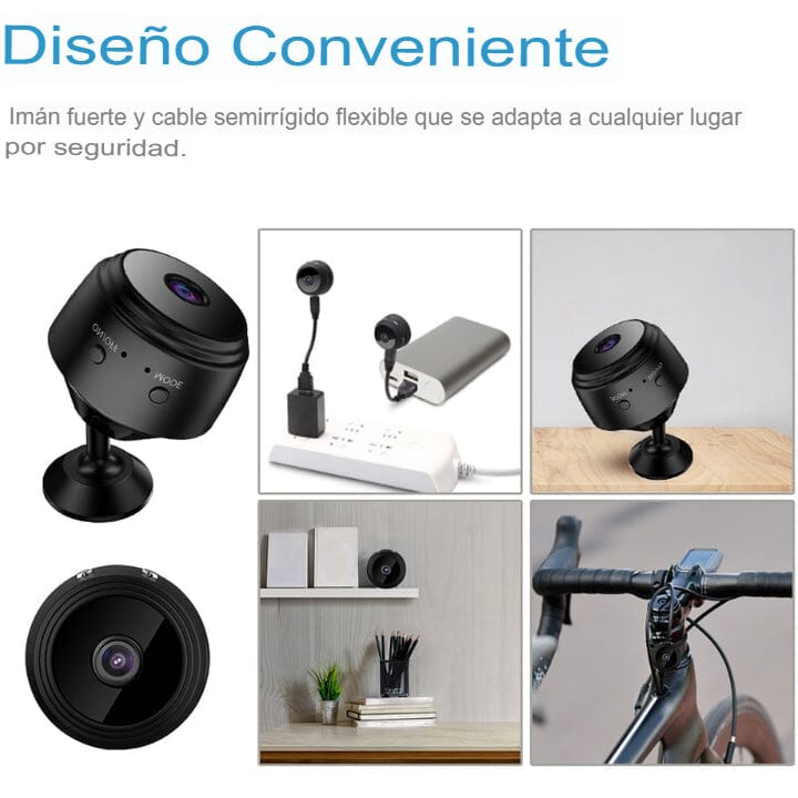 Mini Cámara WiFi HD 1080p Grabadora de Voz Wireless Remota 0 Tienda Aparatto 
