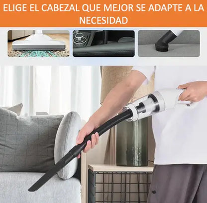 Aspiradora 4 em 1 Sem Fio - Limpeza Eficaz e Portátil (completa)